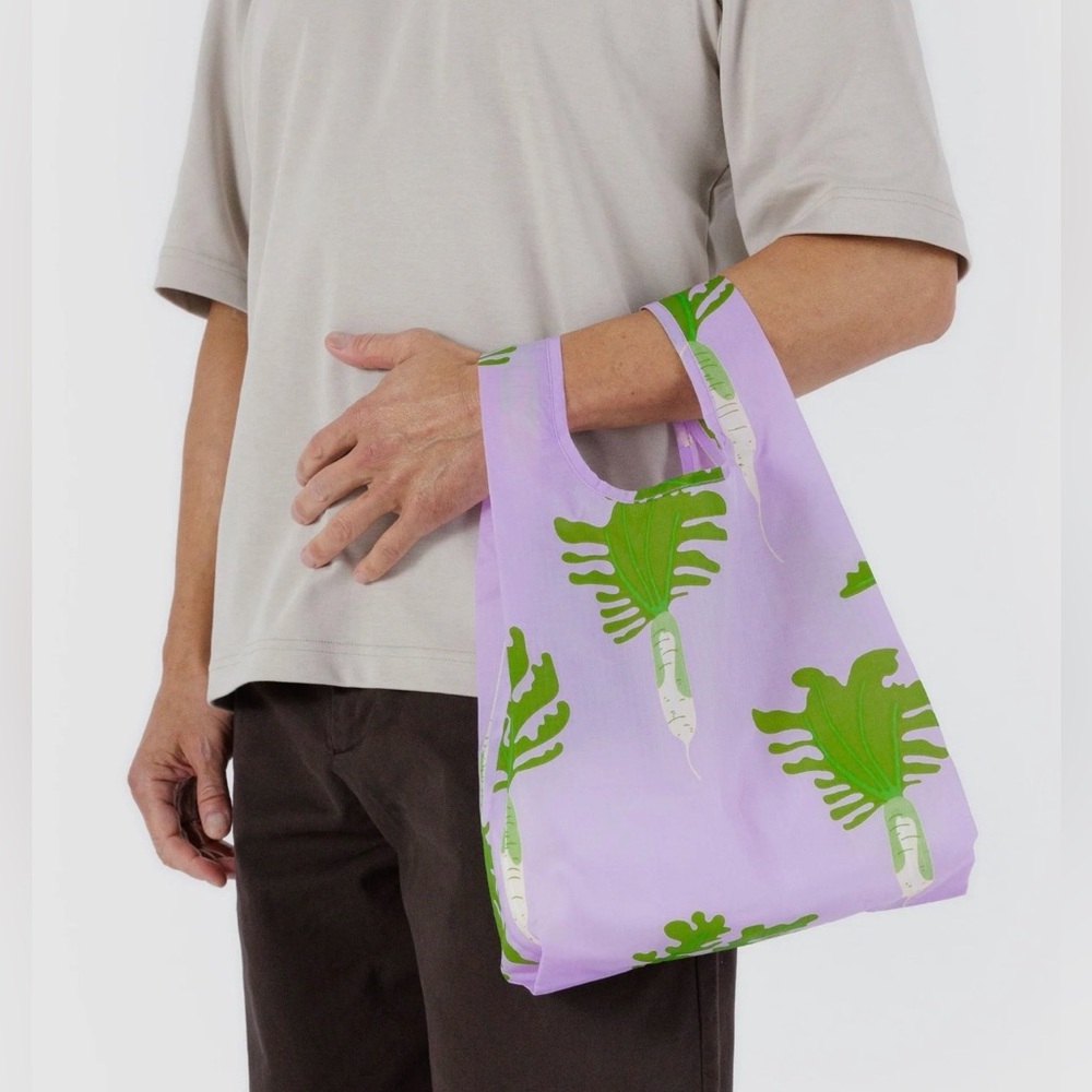 Baby Baggu Reusable Tote Bag - Daikon Pink Print - NWT - Picture 3 of 4